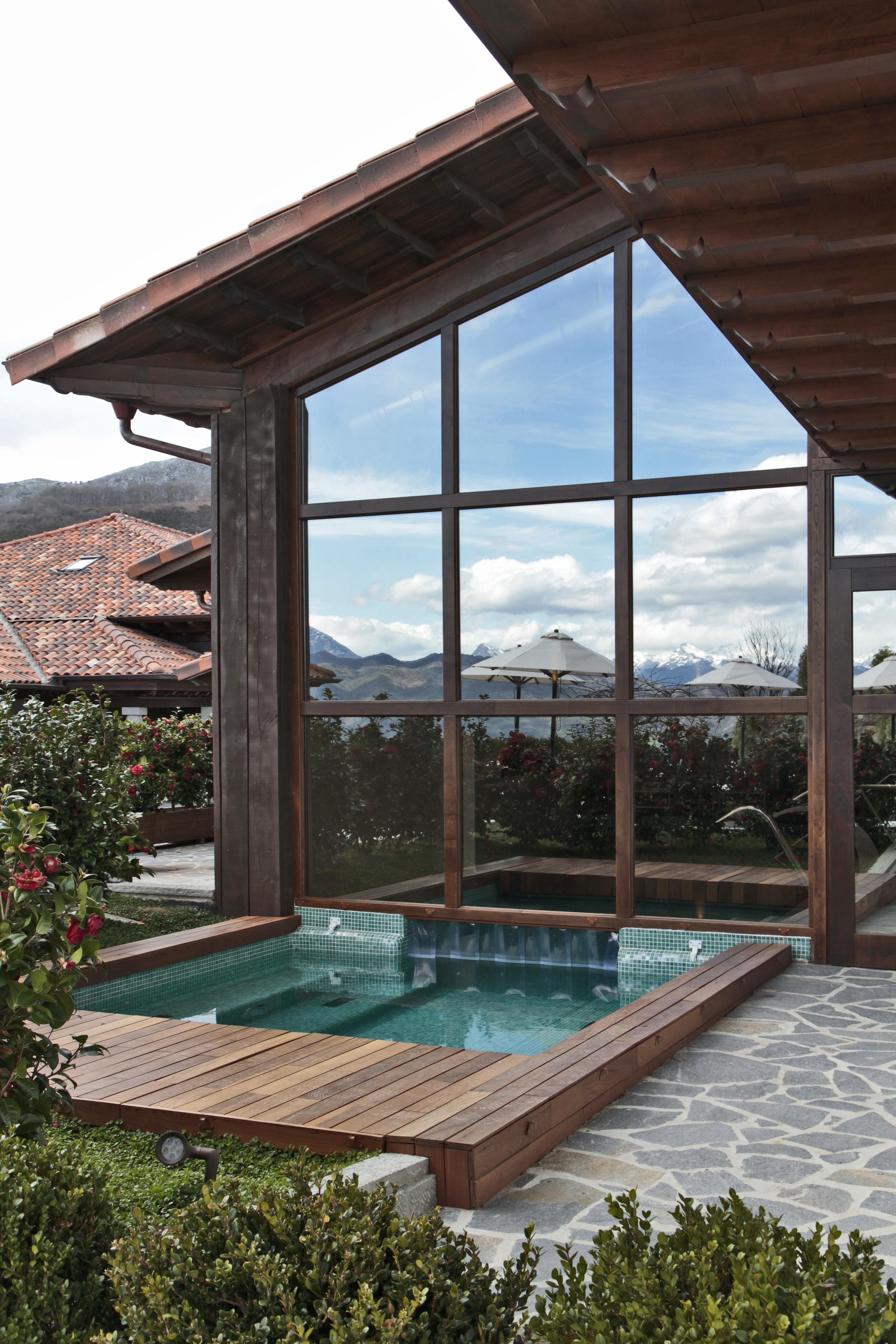 Puebloastur Eco Resort Hotel & Spa Cofiño Esterno foto